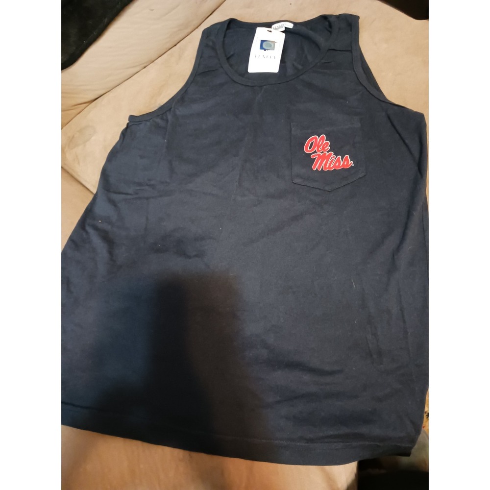 NEW Venley NCAA Men's Front &‎ Back Pocket Tank, Ole Miss Rebels, Large